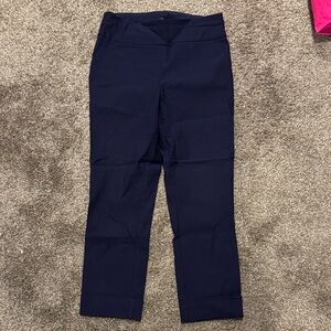 New York & Company Navy Blue ankle pants. Medium.